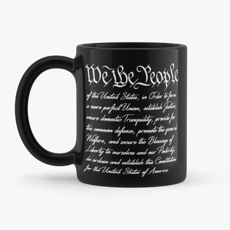 We The People Mug (Black)